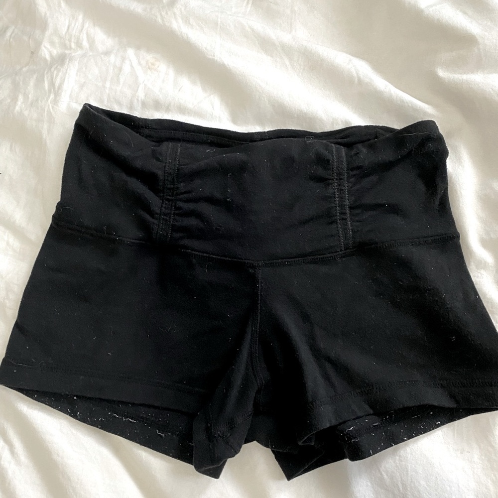 Black lululemon shorts